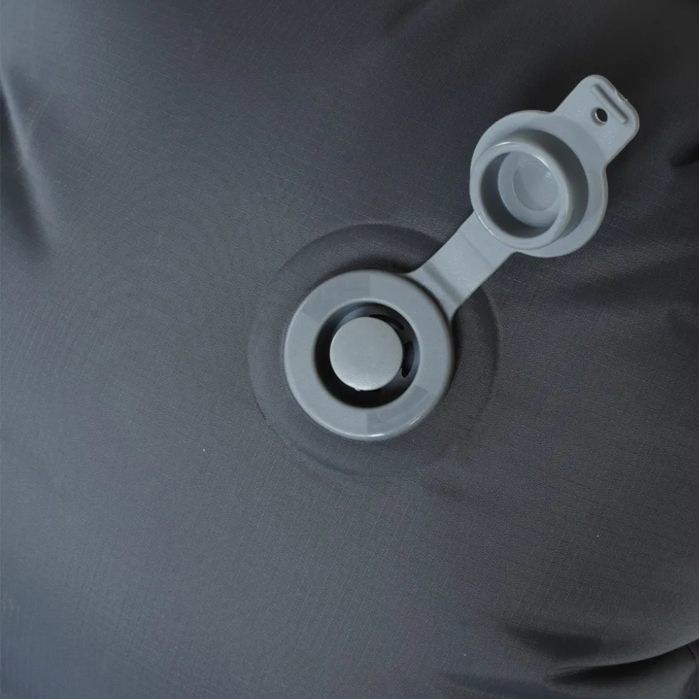 Colchonete Inflável Casal Nylon ALL TREK Cinza