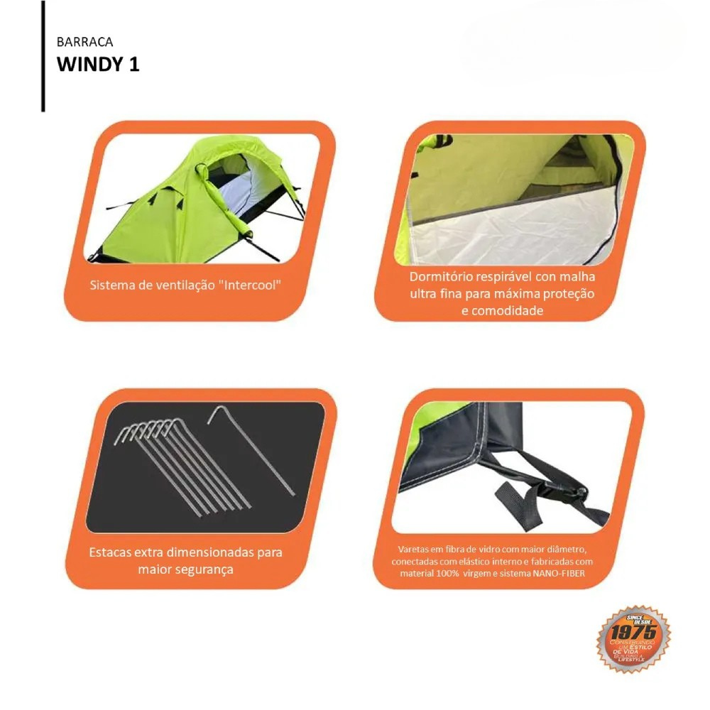 Barraca de Camping Windy - ALL TREK