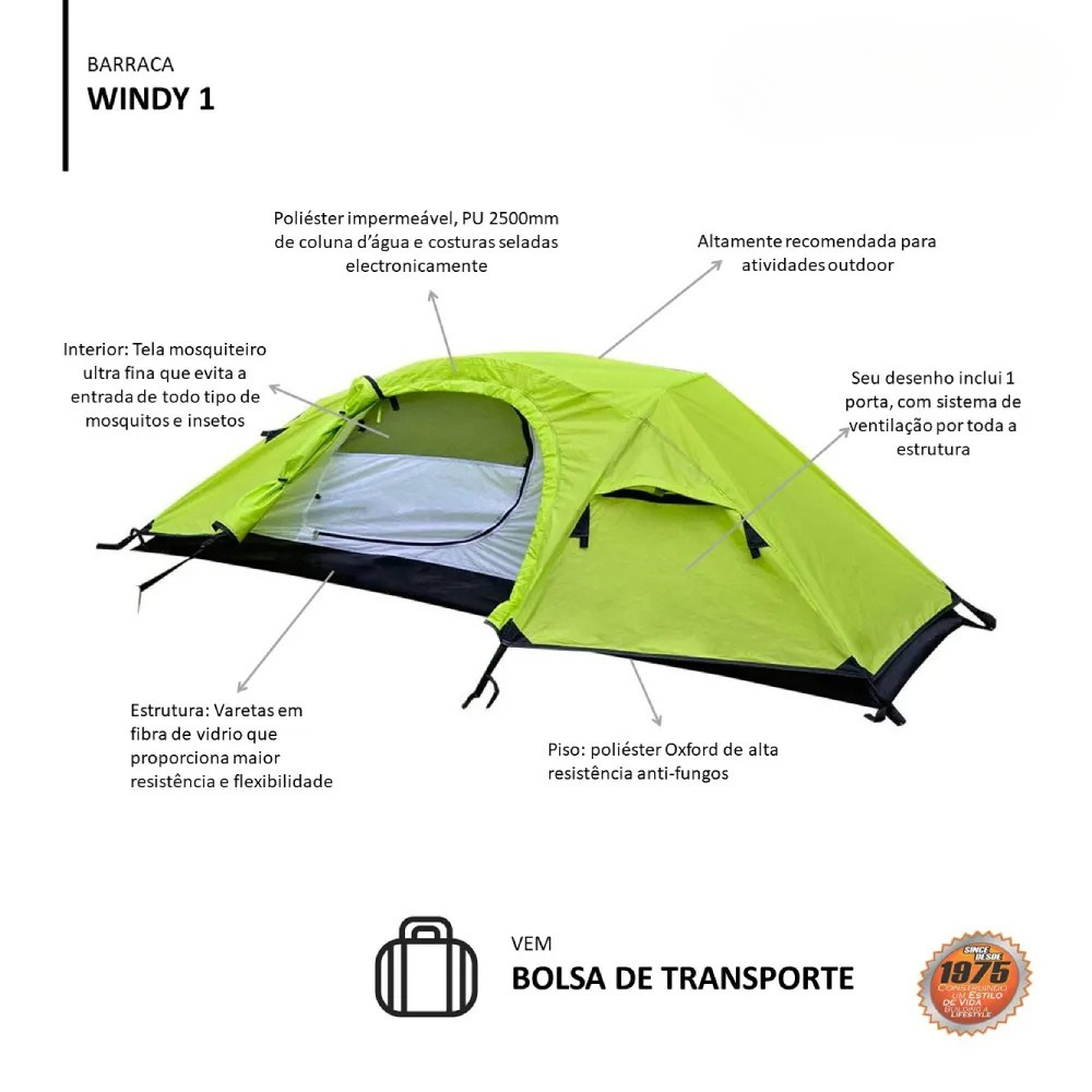 Barraca de Camping Windy - ALL TREK