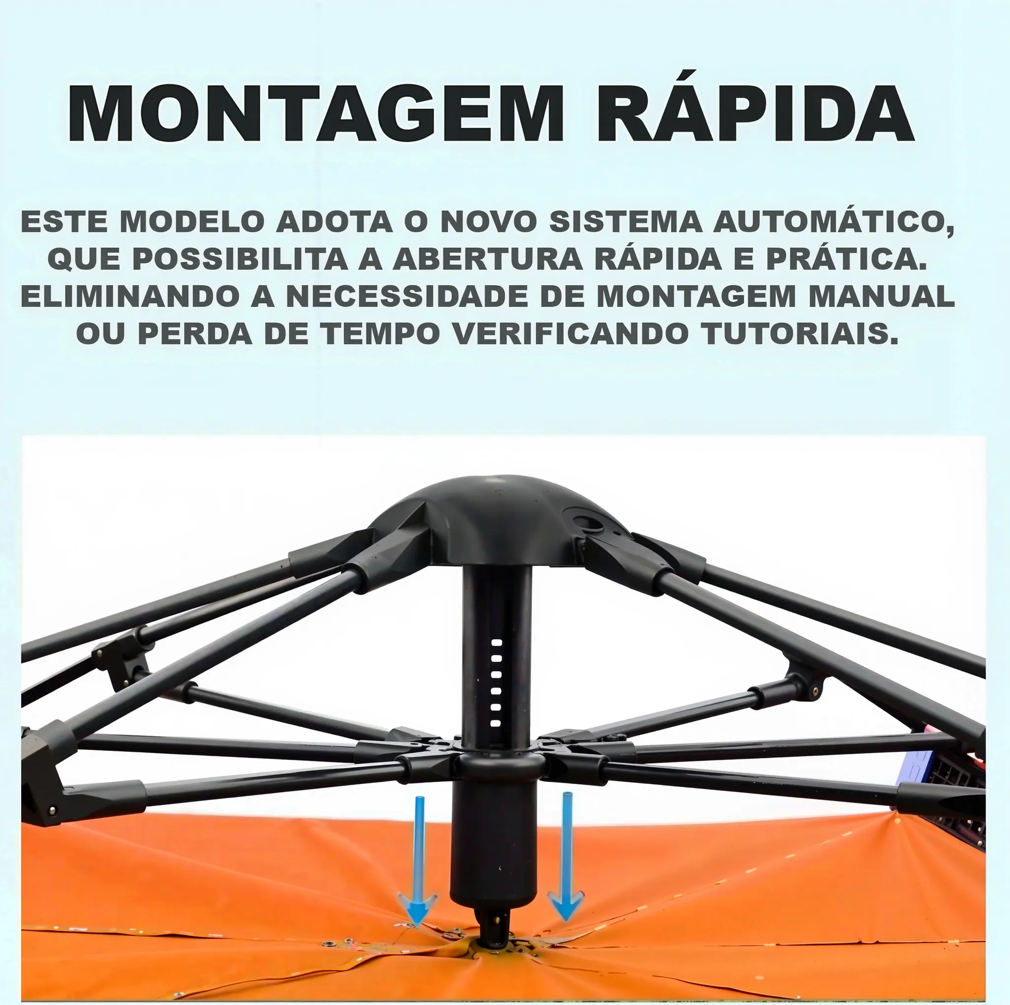 Tenda Barraca Camping Praia Viagem Acampamento 4 A 6 Pessoas com Capa